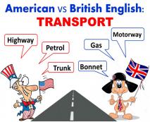 american vs british english vocabulary: transport10 American vs British English Vocabulary: Transport