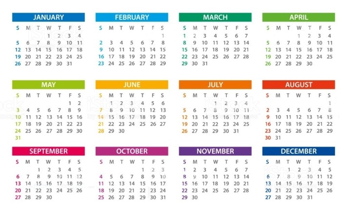  Пори року – місяці – дні – час на англійській мові